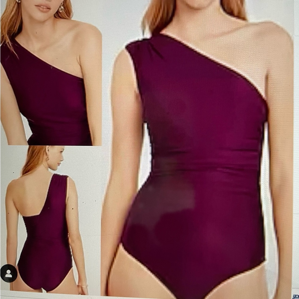 J Crew One Shoulder Swimsuit NWT